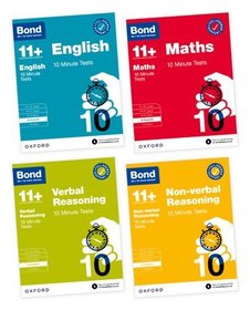 Bond 11+ 10 Minute Tests Bundle with Answer Support 8-9 years (for GL Assessment & other 11 plus exams)