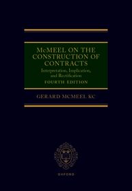McMeel on the Construction of Contracts
