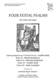 Four Festal Psalms: Vocal score