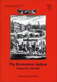 The Restoration Anthem Volume 1 1660-1689: Vocal score