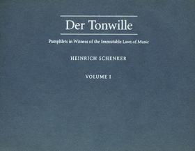 Der Tonwille: Pamphlets in Witness of the Immutable Laws of Music, offered to a New Generation of Youth by Heinrich Schenker. Volume 1: Issues 1-5 (1921-1923)