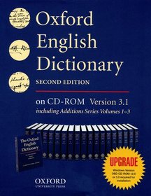 Oxford English Dictionary CD-ROM Upgrade: Upgrade Windows Version