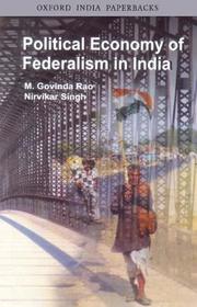 Political Economy of Federalism in India
