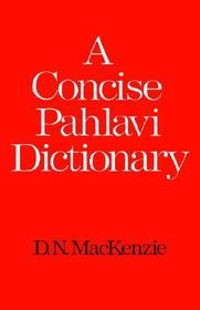 A Concise Pahlavi Dictionary