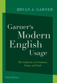 Garner's Modern English Usage Garner's Modern English Usage
