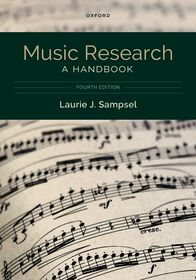 Music Research: A Handbook