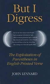 But I Digress: The Exploitation of Parentheses in English Printed Verse