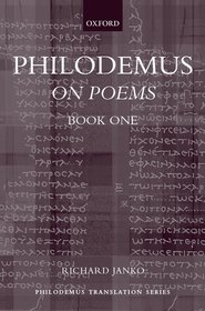 Philodemus: On Poems, Book 1