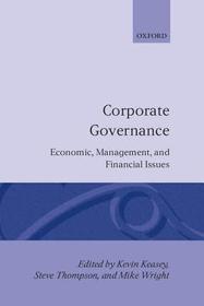 Corporate Governance: Economic and Financial Issues