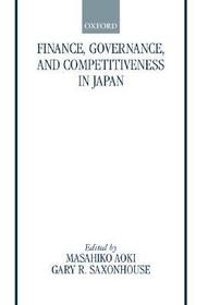 Finance, Governance, and Competitiveness in Japan