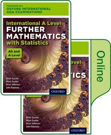 OxfordAQA International A-level Further Mathematics with Statistics (9665): Print & Online Textbook Pack