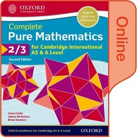 Pure Mathematics 2 & 3 for Cambridge International AS & A Level: Online Student Book