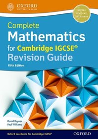 Exam Success in Mathematics for Cambridge IGCSE? (Core & Extended) Exam Success in Mathematics for Cambridge IGCSE? (Core & Extended)