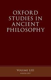 Oxford Studies in Ancient Philosophy, Volume 53: Volume LIII
