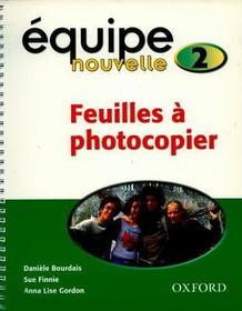 Équipe nouvelle: Part 2: Copymaster Book