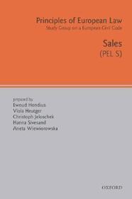 Principles of European Law: Sales Contract