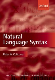 Natural Language Syntax Natural Language Syntax