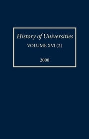 History of Universities: Volume XVI/2
