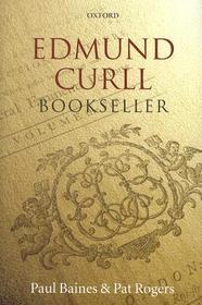 Edmund Curll, Bookseller