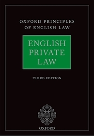 English Private Law: Oxford Principles of English Law