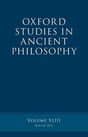 Oxford Studies in Ancient Philosophy, Volume 43