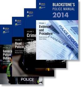 Blackstone's Police Manuals 2014: Four Volume Set