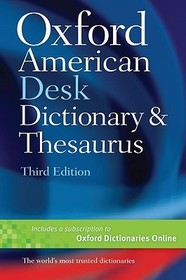 Oxford American Desk Dictionary & Thesaurus