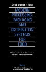 Modern Processing, Packaging and Distribution Systems for Food