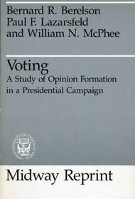 Voting – A Study of Opinion Formation in a Presidential Campaign