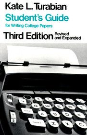 Student's Guide for Writing College Papers 3e
