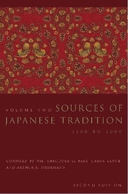 Sources of Japanese Tradition: Volume 1: From Earliest Times to 1600