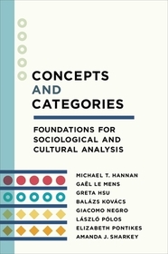 Concepts and Categories – Foundations for Sociological and Cultural Analysis