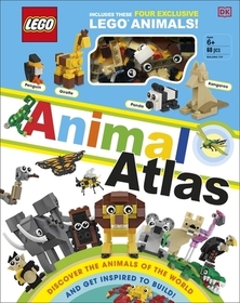 LEGO Animal Atlas: Discover the animals of the world and get inspired to build!. Includes four exclusive animal models