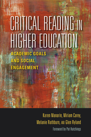 Critical Reading in Higher Education – Academic Goals and Social Engagement: Academic Goals and Social Engagement