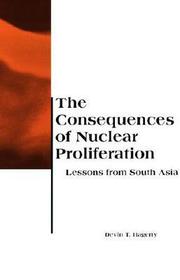 The Consequences of Nuclear Proliferation ? Lessons from South Asia: Lessons from South Asia