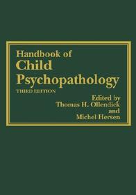 Handbook of Child Psychopathology