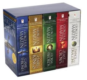 George R. R. Martin's A Game of Thrones 5-Book Boxed Set (Song of Ice and Fire Series): A Game of Thrones, A Clash of Kings, A Storm of Swords, A Feast for Crows, and A  Dance with Dragons