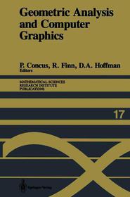 Geometric Analysis and Computer Graphics: Proceedings of a Workshop held May 23-25, 1988