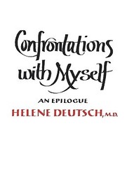 Confrontations with Myself ? An Epilogue: An Epilogue Confrontations with Myself ? An Epilogue: An Epilogue