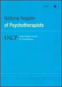 National Register of Psychotherapists 2000: UKCP United Kingdon Council of Psychotherapists