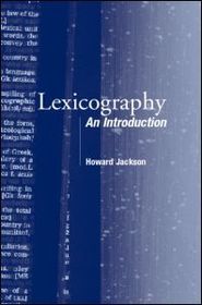 Lexicography: An Introduction