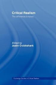 Critical Realism: The Difference it Makes