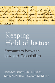 Keeping Hold of Justice – Encounters between Law and Colonialism: Encounters Between Law and Colonialism