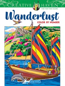 Creative Haven Wanderlust Color by Number Creative Haven Wanderlust Color by Number