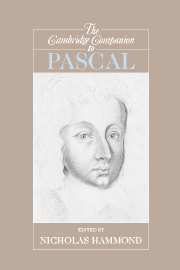The Cambridge Companion to Pascal The Cambridge Companion to Pascal