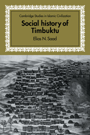 Social History of Timbuktu: The Role of Muslim Scholars and Notables 1400-1900