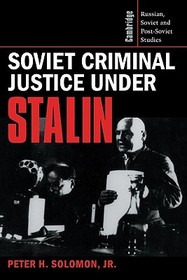 Soviet Criminal Justice under Stalin