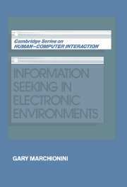 Information Seeking in Electronic Environments