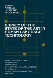 Survey of the State of the Art in Human Language Technology