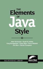 The Elements of Java(TM) Style